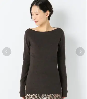 [새상품급] R'iam Plage 브라운 긴팔 니트 F 사이즈