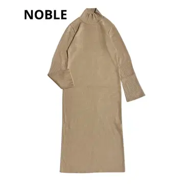 새상품급 22AW NOBLE 노블 총침 I라인 니트 원피스