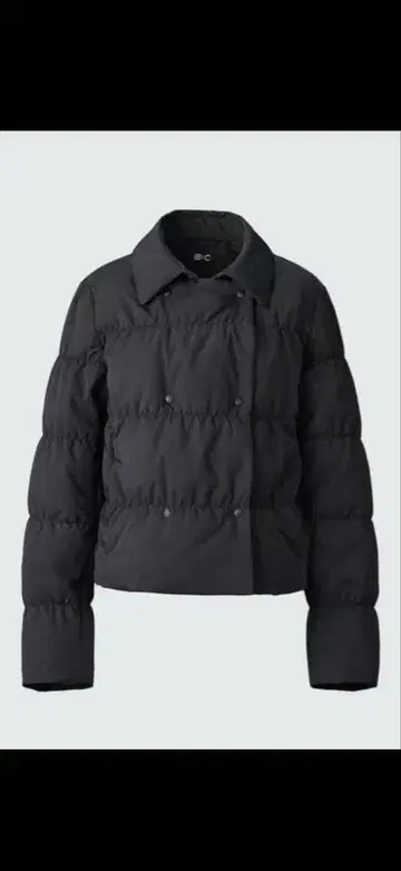 UNIQLOC 블랙 다운 자켓 M 사이즈