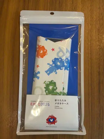 미사용 새상품 오사카 만박 미야쿠미야쿠 접이식 안경 케이스