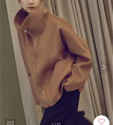 Plage R'IAM 스탠드 ZIP 코트