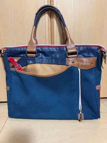 네이비 캔버스 비즈니스 백