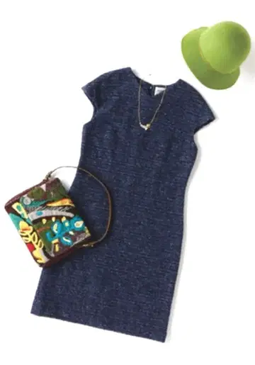 트위드 원피스 모자 백 3종 세트