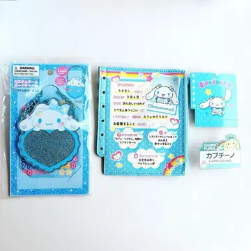 시나몬 굿즈 묶음 판매 커스텀 네임보드 참 카푸치노 파우치