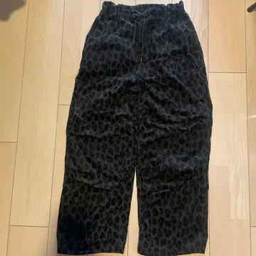 프린트 코듀로이 스노우 팬츠