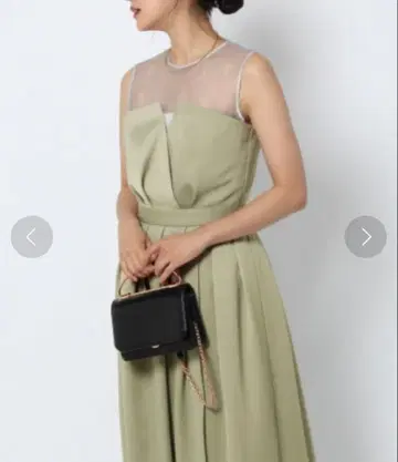 [ 새상품급 ] laboratory work 뷔스티에풍 세미롱 원피스