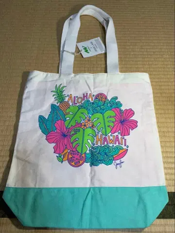 하와이 후드랜드 tote bag 자나 람 콜라보