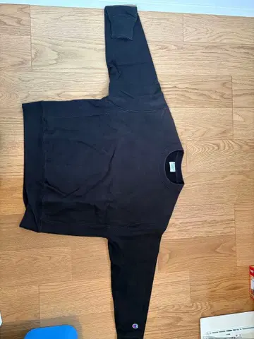 Champion 블랙 크루넥 트레이닝복