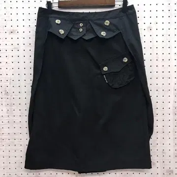 00's 구제 의류 BODY BUTTER 기믹 디자인 카고 스커트