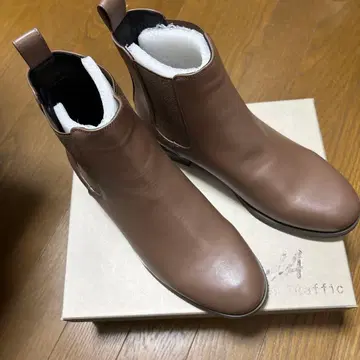 ORIental TRaffic 브라운 사이드 고어 부츠