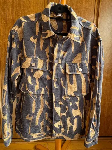 카모 패턴 밀리터리 자켓