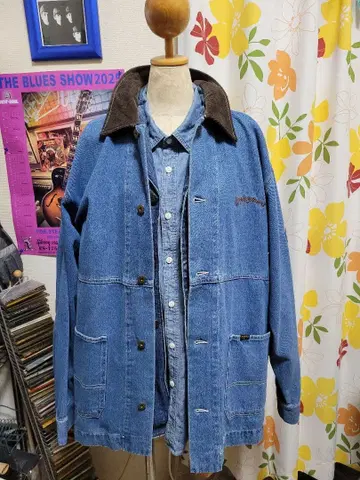 새상품급 POWER TO THE PEOPLE 데님 커버올 XL