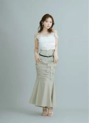 crayme Gather Cargo Skirt