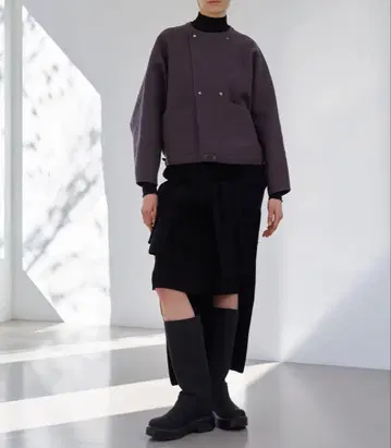 VACHEMENT Taffeta Front Pocket Jacket