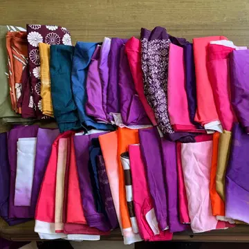 보자기 40개 묶음 판매 다색 보자기 세트