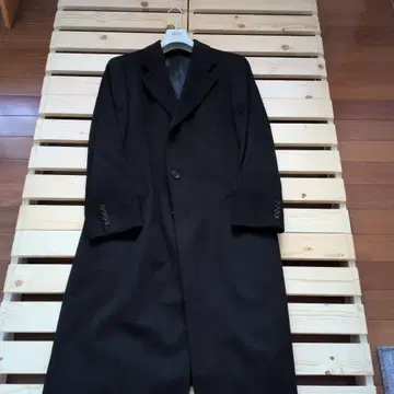 ARMANI 블랙 캐시미어 100 코트