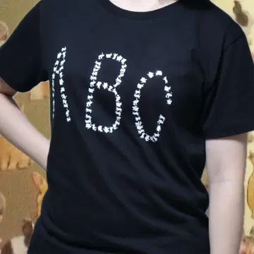 손그림 토끼 T셔츠