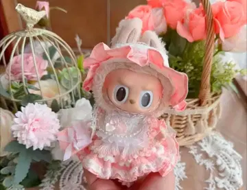 [ LABUBU ] 코스튬 옷 갈아입기 핑크