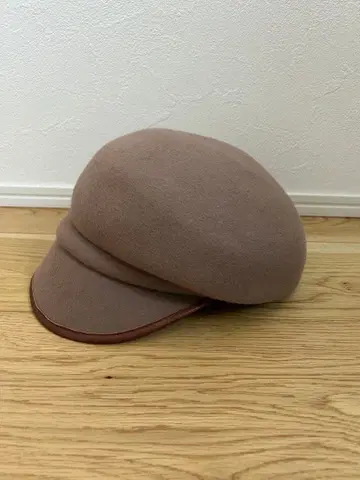 카시라 CA4LA 브라운 울 헌팅 캡