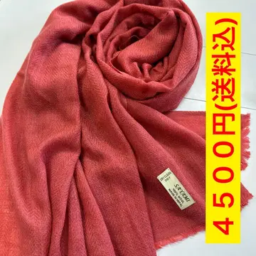 100% 울 스톨, 숄, 스카프, 머플러 피치색