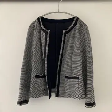 아나이 스트라이프 노카라 자켓 11호