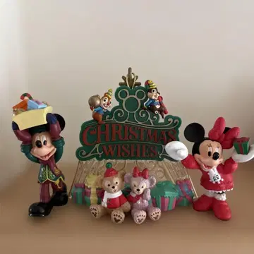 디즈니 크리스마스 피규어 세트
