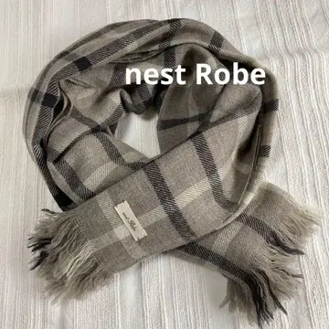 nestRobe 울 100% 부드러운 베이직 컬러 대형 스톨