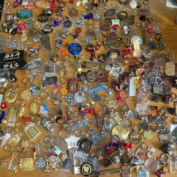 캐릭터 관광지 키링 세트