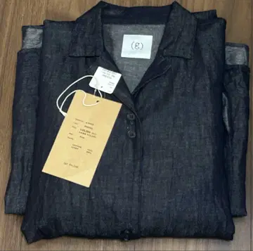 (g) 라이트 데님 셔츠 원피스 인디고 새상품