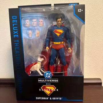 DC 멀티버스 슈퍼맨 & 크립토 피규어
