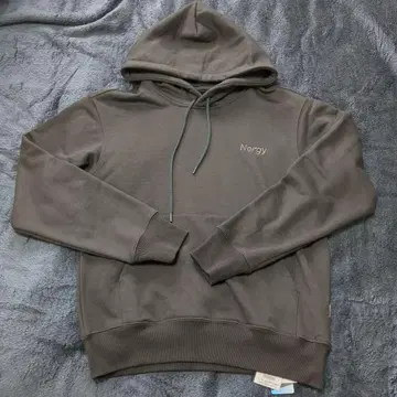 [ Nergy ] 맨투맨 후드티 흑먹색 M