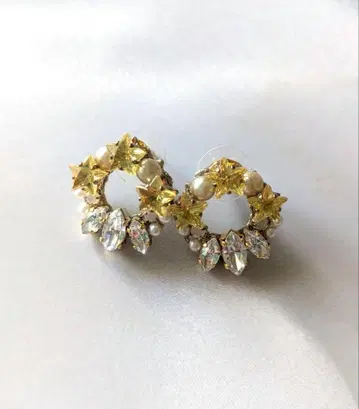 미사용 실소와 cilsore*스타 리스 귀걸이