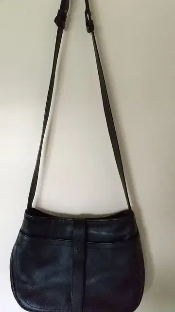 Furla 블랙 가죽 숄더백