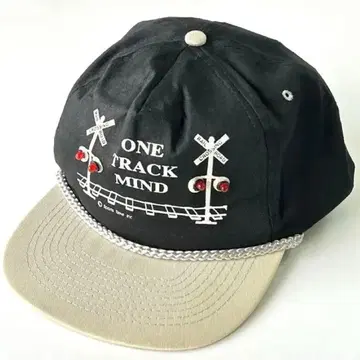 초레어 USA 기업계 트래커 캡 로고 프린트 2톤 구제 의류