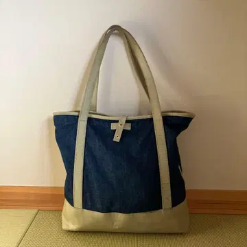 코지마 데님 x 히메지 가죽 토트백
