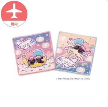 [JAL 한정판] FEILER x 산리오 리틀트윈스타 손수건 세트