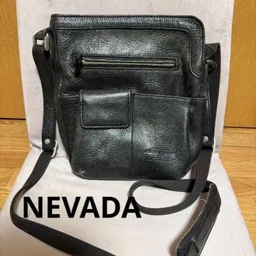 NEVADA 가죽 숄더백 블랙