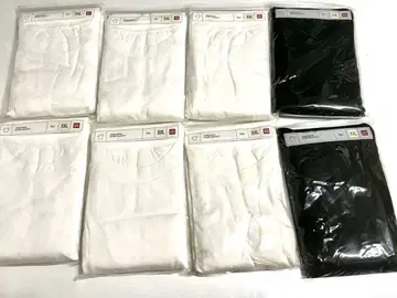 유니클로 면100% 크루넥T셔츠 XXL 사이즈 8장 새상품 3131V