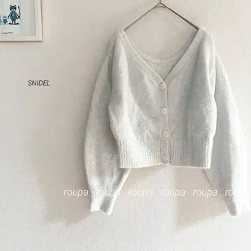 SNIDEL 스팽글 니트 가디건 5115