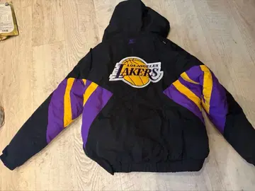 로스앤젤레스 레이커스 후드 부착 나일론 자켓