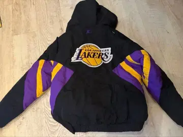 로스앤젤레스 레이커스 후드 부착 나일론 자켓