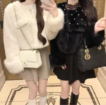 Lumignon Quilting fur coat