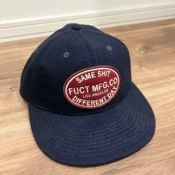 FUCT MFG.CO 로고 네이비 캡