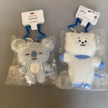 미사용 새상품 BT2 15주년 기념 레인보우 컬러 마스코트 2개