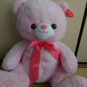 다이토 한정판 마이 큐트 베어 봉제 인형 특대형 슈퍼 점보 핑크