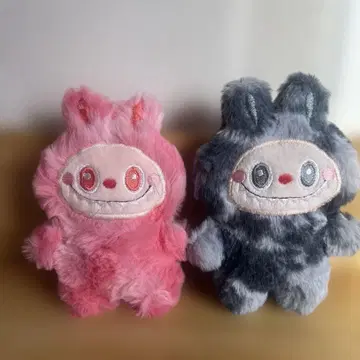 러브브 디자인 키링 2개 세트 삐삐 소리 나는 14cm