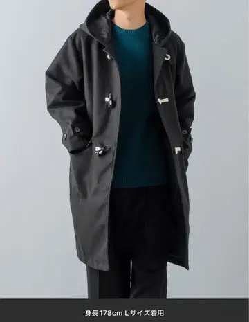 improves 멜톤 오버 사이즈 더플 코트