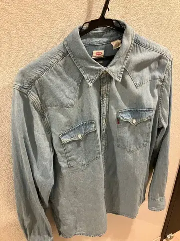 Levi's 웨스턴 데님 셔츠 M 사이즈 여성용