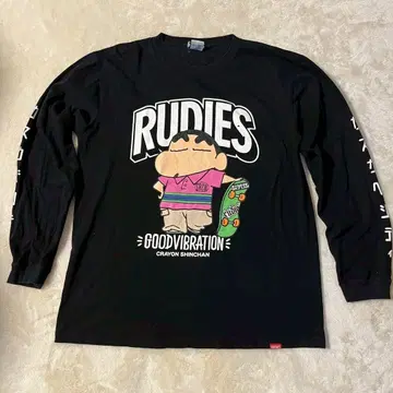 RUDIES 짱구는 못말려(크레용 신짱) 긴팔 티셔츠
