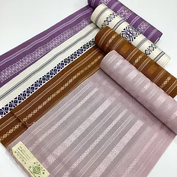 하카타 오비 옷감 묶음 판매, 리메이크 소재, 순수 실크 P918